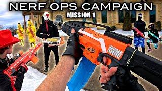NERF OPS FORTNITE CAMPAIGN  MISSION 1 Nerf First Person Shooter