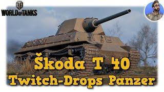 Škoda T 40 - fetter Medium - Twitch-Drops Panzer -  World of Tanks