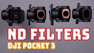 DJI POCKET 3 filters  PGYTECH VND - KF Concept VND - Freewell ND