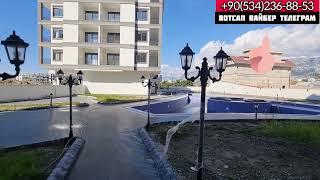 ТЕПЛАЯ НЕДОРОГАЯ квартира в Алании СУПЕР КОМПЛЕКС недвижимость в Турции МОРЕ 400м