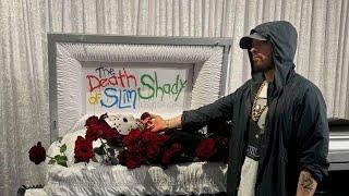 Eminem Attended Slim Shady’s Funeral in London Taking Pictures With Fans & Signing Autographs