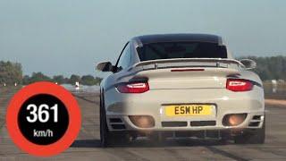 1800HP Porsche 997 Turbo Acceleration 0-360 -  Extreme Fast Top Speed