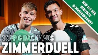 ZIMMERDUELL Keke Topp & Mio Backhaus  SV WERDER BREMEN