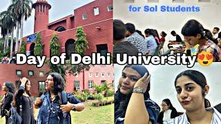 Day of Delhi University for Sol Students  Department of education  Alisha Khan Vlogs