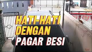 Bahaya Hati-hati dengan pagar besi