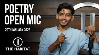 Live Poetry Open Mic at The Habitat 29th January 2024