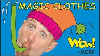 Magic Clothes + MORE Clothes Stories from Steve and Maggie  Learn English speaking  Wow English TV