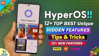 Xiaomi HyperOS TOP New 12+ Unique Hidden Features  HyperOS Tips and Tricks  HyperOS New Features