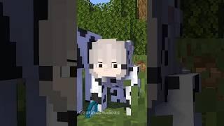 Cow Girl Vs Herobrine - Minecraft Animation #shorts