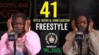 41 Kyle Richh & Jenn Carter Trade Bars During Freestyle on The Bootleg Kev Podcast
