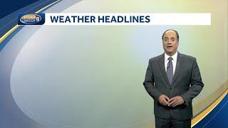 Video Sunny and pleasant Friday mostly dry weekend ahead