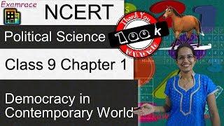 NCERT Class 9 Political Science  Polity  Civics Chapter 1 Democracy in Contemporary World