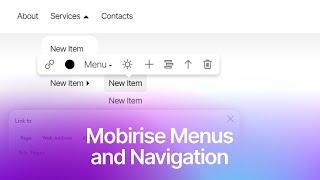 Mobirise Menus and Navigation