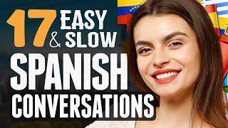 Learn SPANISH All the Basics in 2 Hours Easy & Slow Conversation Course for Beginners