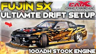 NEW Fujin SX Ultimate Drift Setup with stock engine...  CARX DRIFT RACING