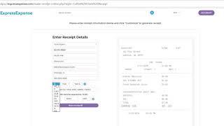 How to make Starbucks Receipt using ExpressExpense receipt generator