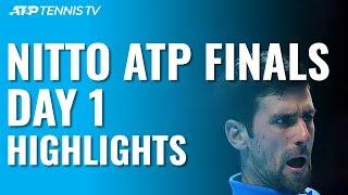 Thiem Defeats Federer Djokovic Eases Past Berrettini  Nitto ATP Finals 2019 Day 1 Highlights