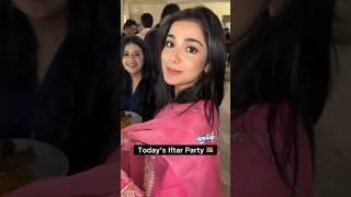 Syeda Tuba Anwar caught on camera while eating Dessert at Iftar Party in Karachi 