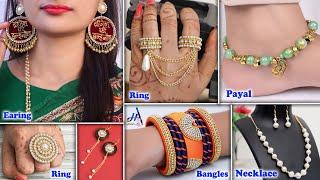 Girls Party Wear... Designer Jewelry Making Ideas - DIY