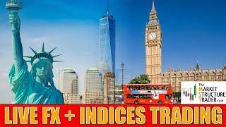 Tuesdays Trading the NY Open on the US Stock Indices & Forex Analysis Session