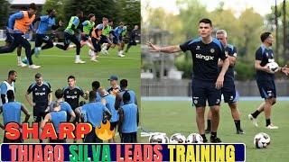 NOWLEGEND RETURNS Thiago Silva Leads Chelsea Training Ahead Of Bournemouth Welcome Back.