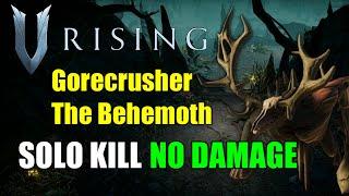 V Rising Gorecrusher The Behemoth - Solo Kill - No Damage
