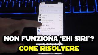 Non funziona Ehi Siri? Ecco come risolvere