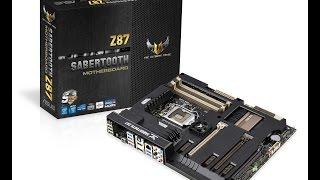 top gaming motherboards Asus Sabertooth z87