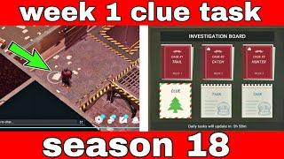 How to complete 1st clue task ldoe season 18 version 1.18 last day on earth Survival