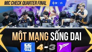 MỘT MẠNG SỐNG DAI  MIC CHECK #3 GGL - TLN  APL2024 - QUARTER FINAL