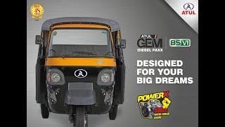 Introducing All New Atul Gem Diesel BSVI Passenger 3 Wheeler