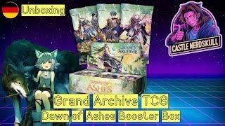 UNBOXING - Grand Archive  TCG Booster Display  Dawn of Ashes