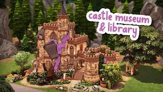 Castle Museum & Library   The Sims 4 Speed Build
