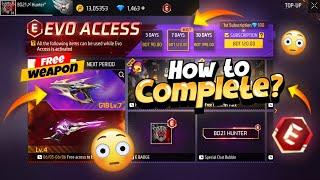 Evo Access Event Free Fire  Evo Access Event Unlock  FF New Event Today  Free Fire New Event