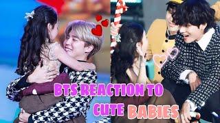 BTS Reaction To Cute Babies #bts #army