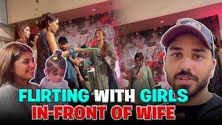 Flirting with Girls in-front of Wife  Gussa Hogayi Madiha  Pralog Episode 157  Prank on wife