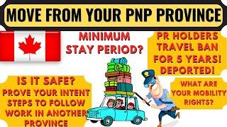 Can You Move Out of Your PNP Province?  Canada PNP Programs 2023  Canada PR  Dream Canada