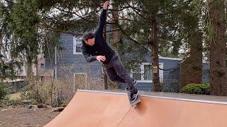 Skating a Stranger’s PERFECT Backyard Mini Ramp