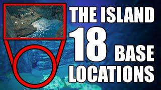 ARK The Island - 18 Base locations... Hidden locations alpha spots solo locations and more...