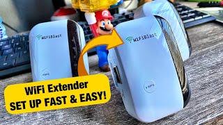 WiFiBlast Mini WiFi Network Extender Router - HOW TO SET UP FAST & EASY in under 5 Minutes