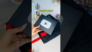 Unboxing YouTube Bag  #crafteraditi #unboxing #ASMR #shorts #gifts @CrafterAditi