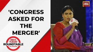 YSRTP Chief YS Sharmila On Getting An Offer To Join The Congress Says Was Asked To Merge Party