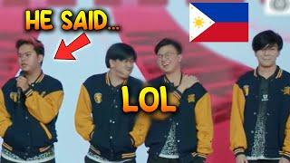 LOL ONIC SANZ TRIED TO TRANSLATE KAIRIs TAGALOG MESSAGE TO PINOY FANS...