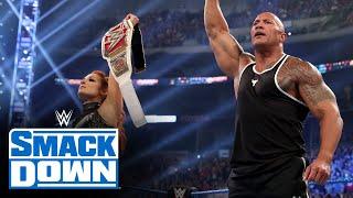 The Rock and Becky Lynch humble King Corbin SmackDown Oct. 4 2019