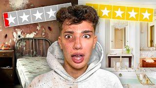 I SURVIVED THE BEST VS WORST RATED HOTEL CHALLENGE 🪳