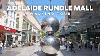 Rundle Mall  Adelaide  South Australia  City Walk Tour  Binaural Audio  FPV  4K