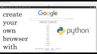 create your own browser using python tkinter