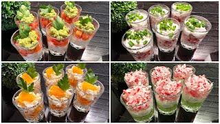 TOP 4 Quick Snacks for Parties Simple snacks for parties and receptions in 5 minutes