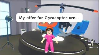 My offer for a Gyrocopter in Adopt Me