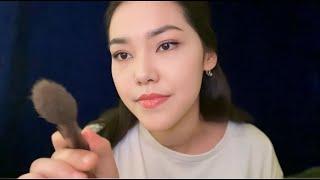 АСМР Макияж Для ТебяБез Слов ASMR Makeup For You No Talking